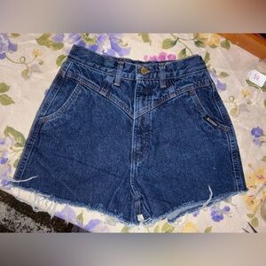 High Waisted Rocky Mountain Women's Blue Jean Shorts